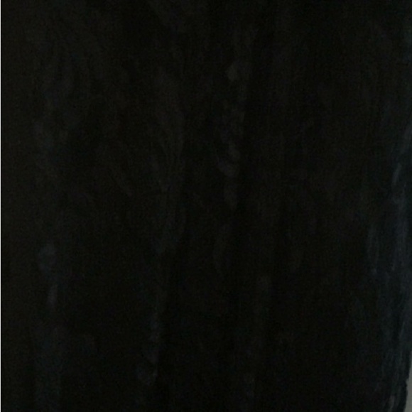 Vintage Gothic Beaded Lace Black Maxi Dress. Medium - Picture 13 of 14